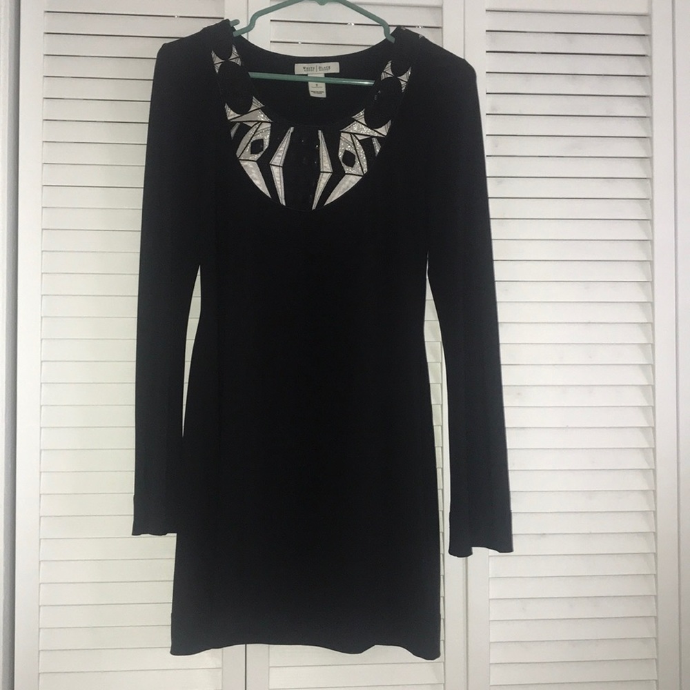 White House Black Market Long Sleeved Dress